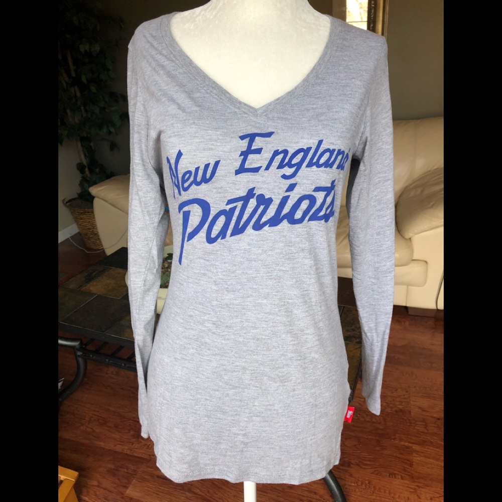 Nike New England Patriots Football V Neck Shirt